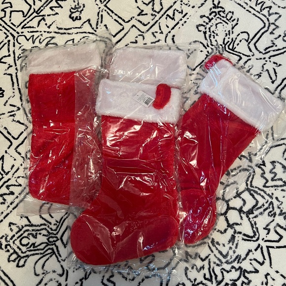 PLAIN CHRISTMAS STOCKINGS - Picture 2 of 2